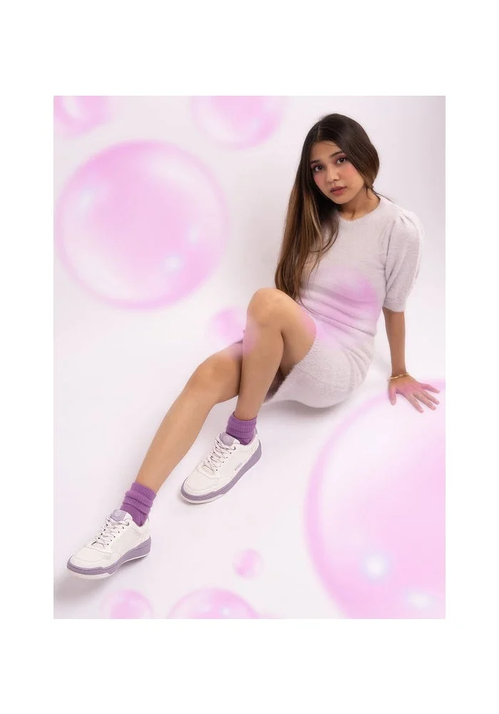 Bacca Bucci Lavender Vibe City Sneakers for Women | Best Price UAE